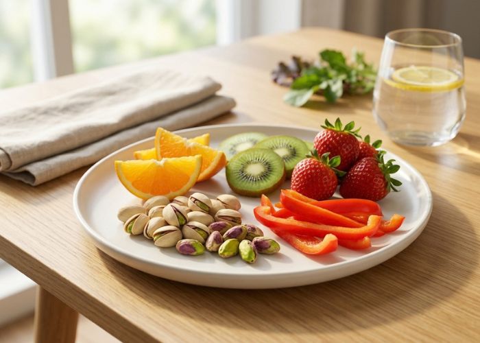 مواد غذایی همراه پسته برای کم خونی