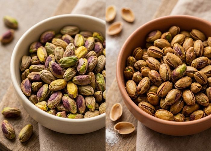 پسته خام بهتر است یا پسته شور؟
